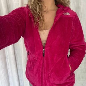 The North Face Pink fur Jacket size small